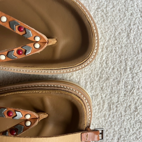 NWOB Isabel Marant Elham Studded Sandals - Picture 7 of 9